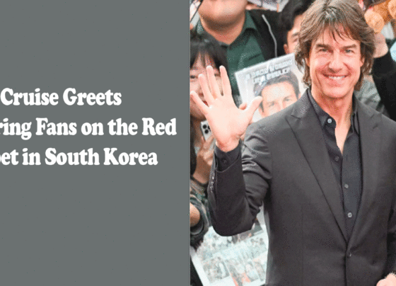 Tom Cruise Greets Adoring Fans on the Red Carpet in South Korea